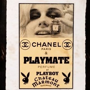CHANEL Playmate Perfume Chateau Marmont Print By Fairchild Paris